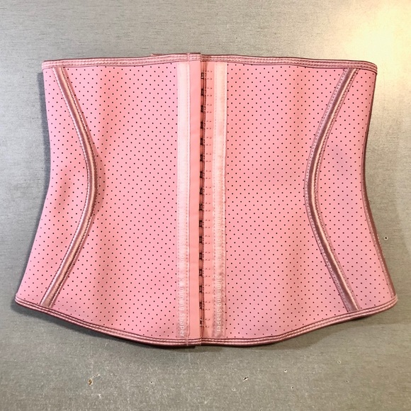 (S)💎BABY PINK WAIST TRAINER CINCHER BREATHABLE - Picture 5 of 15